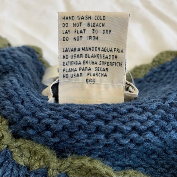 Hand Knit Ivy Vintage Embellished Tunic Sweater, grandma core, cottagecore, M - Picture 14 of 16